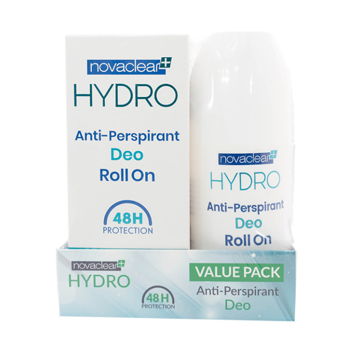 Novaclear Hydro Anti-Perspirant Deo Roll On 48h 50ml 1+1