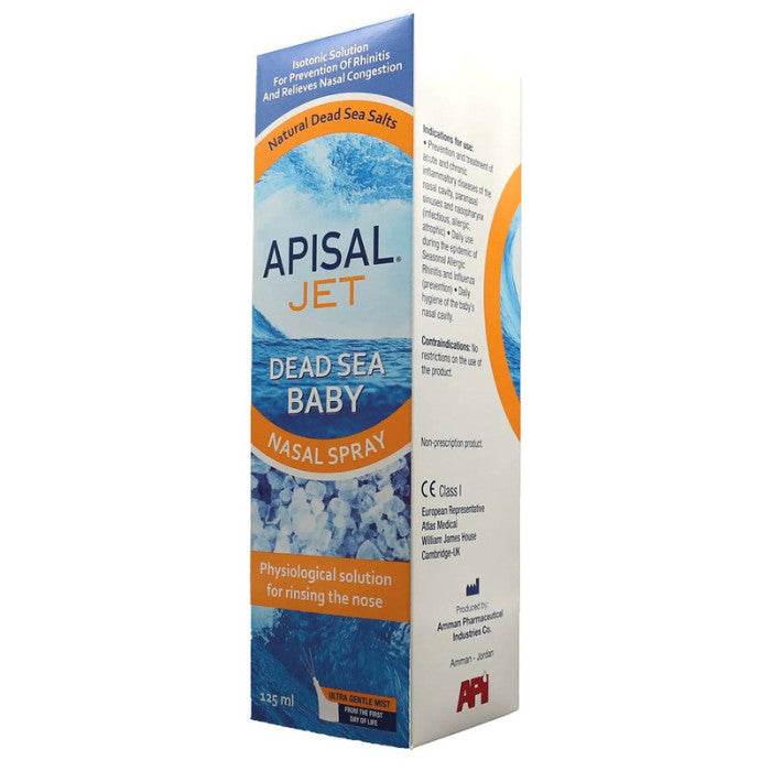 Apisal Jet Dead Sea Baby Nasal Spray 125ml