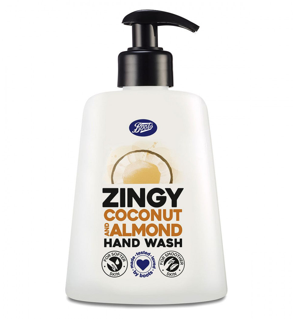 Boots Zingy Coconut & Almond Hand Wash 250ml