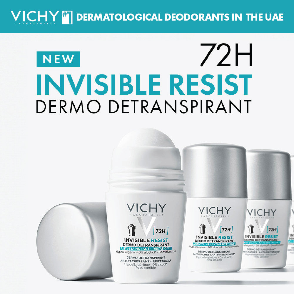 Vichy 72HR Invisible Resist Deodorant Roll-On Women 50ML