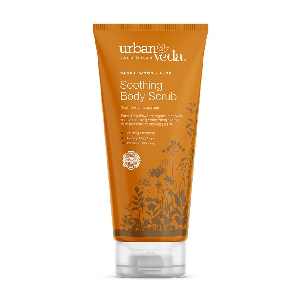 Urban Veda Soothing Sandalwood Aloe Vera Vitamin C Body Scrub 200ml