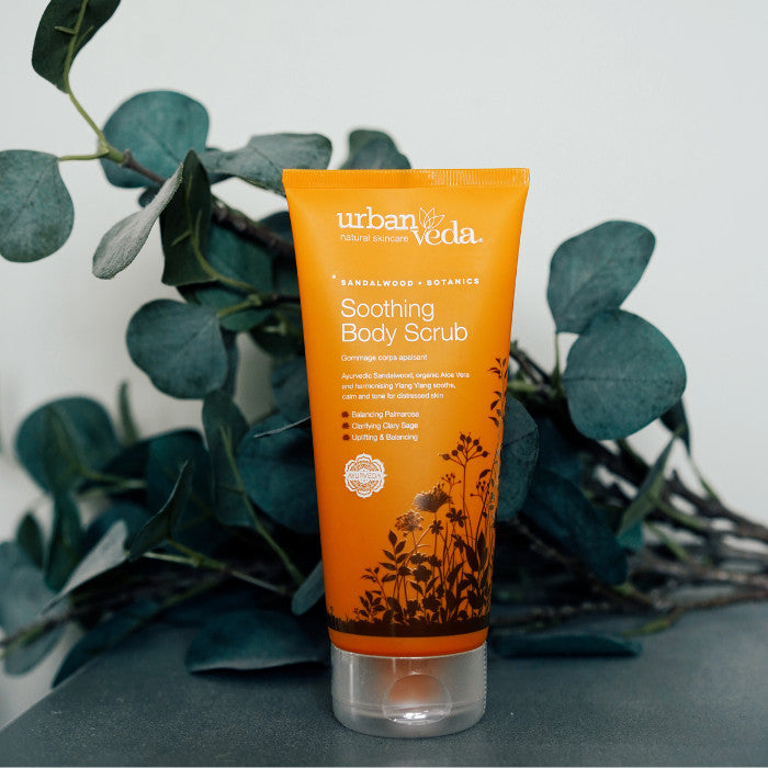 Urban Veda Soothing Sandalwood Aloe Vera Vitamin C Body Scrub 200ml