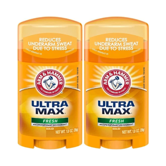 Arm and Hammer Ultra Max Deo Stick Fresh 28g Twin Pack Promo
