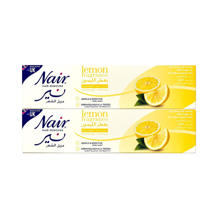 Nair Hair Removal Cream Lemon 110g Twin Pack Promo