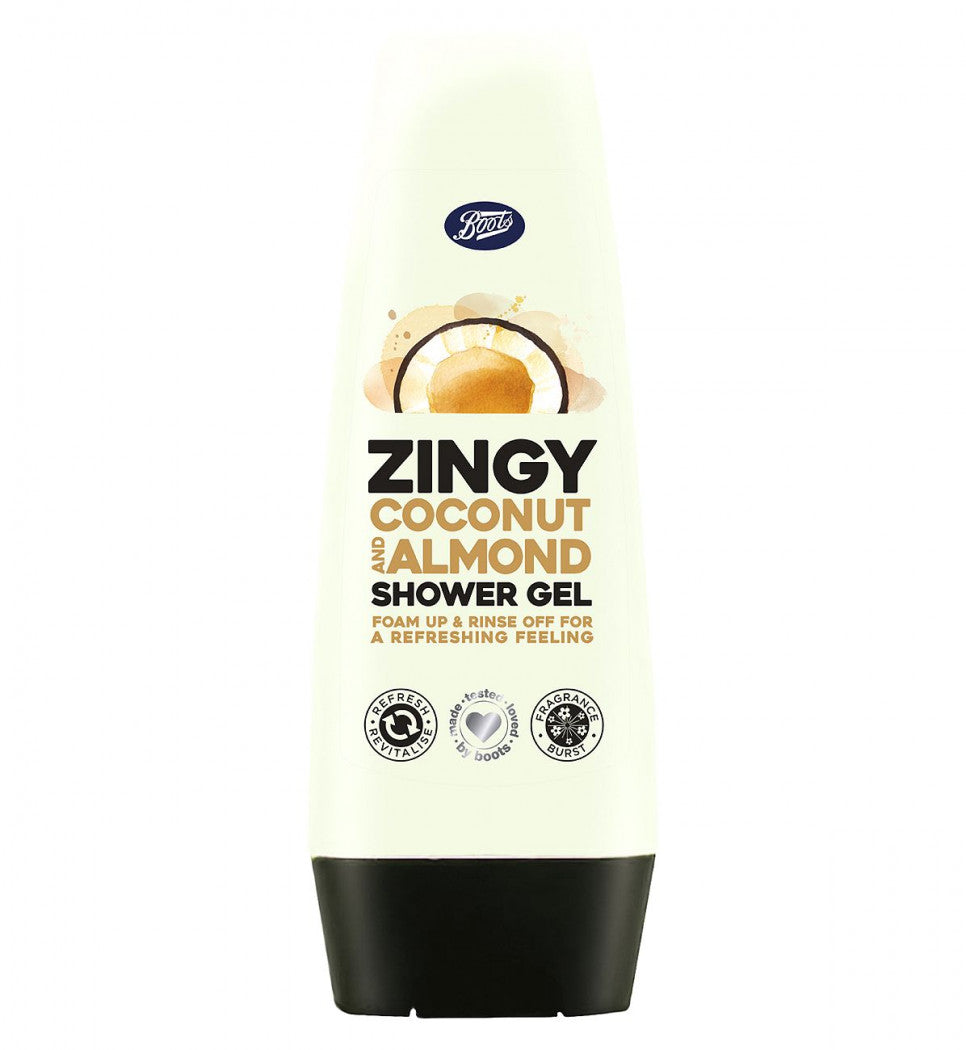 Boots Zingy Coconut & Almond Shower Gel 250ml