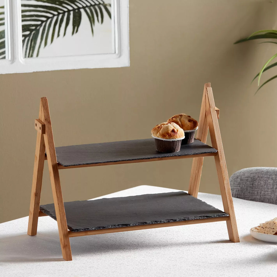 De Land 2-Tier Slate Tray