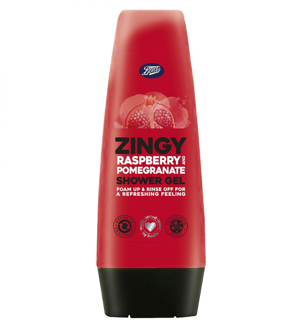 Boots Zingy Raspberry & Pomegranate Shower Gel 250ml