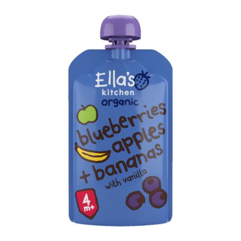Ella\'s Kitchen Organic Blueberries Apples + Banana 4 Months 120g