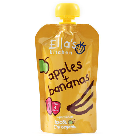 Ella\'s Kitchen Apples + Bananas 120g