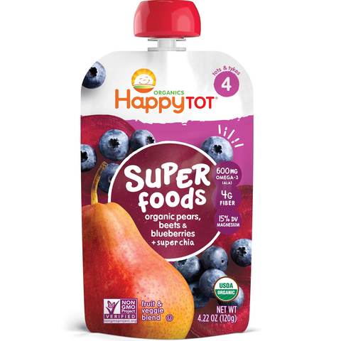 Organics Happytot Fruit and Veggie Blend Baby Food 120g