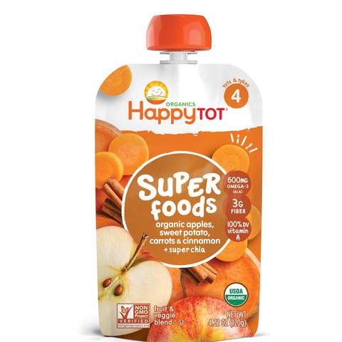 Organics Happytot Fruit and Veggie Blend for Baby 120g