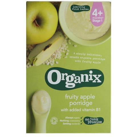 Organix Fruity Apple Porridge 120g