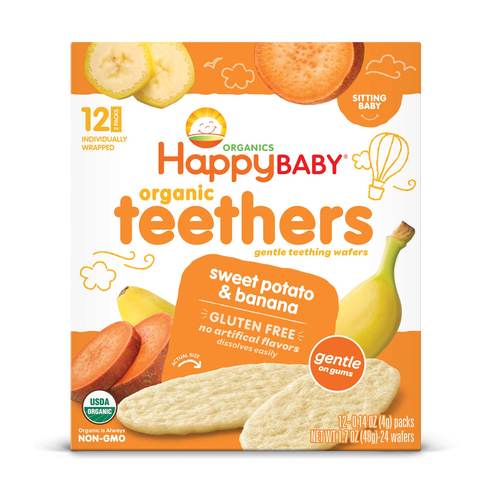Organics Happy Baby Teething Wafers 48g