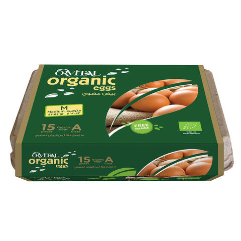 Orvital Organic Eggs x Pack of 15