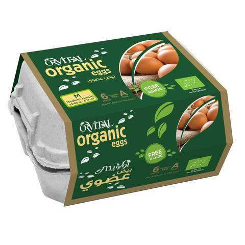 Orvital Organic Eggs x Pack of 6