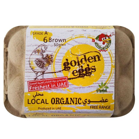 Al Jazira Golden Eggs Organic 6 Piece