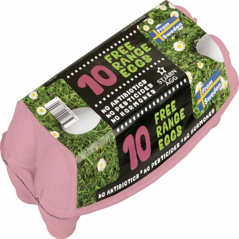 Stjarn Agg Free Range Eggs 10 Piece