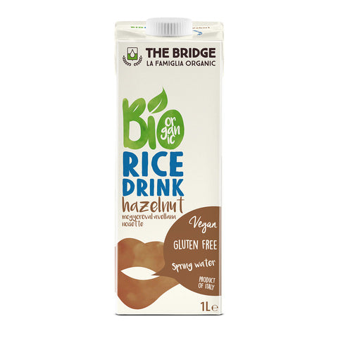 The Bridge Bio Organic Rice Hazelnut Flavoured Drink 1L