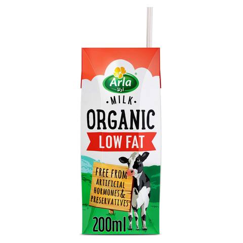 Arla Organic Low Fat Milk 200ml