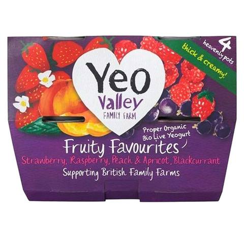 Yeo Valley Favourites Fruity Yogurt 120ml