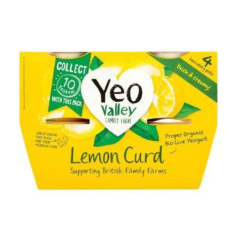 Yeo Valley Organic Lemon Yogurt 120ml