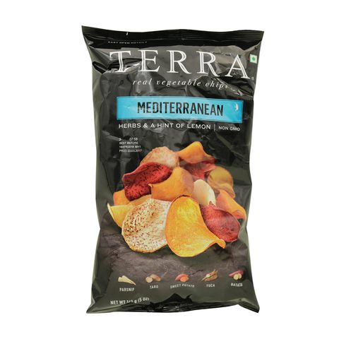 Terra Mediterranean Herbs and A Hint of Lemon Real Vegetable Chips 170g