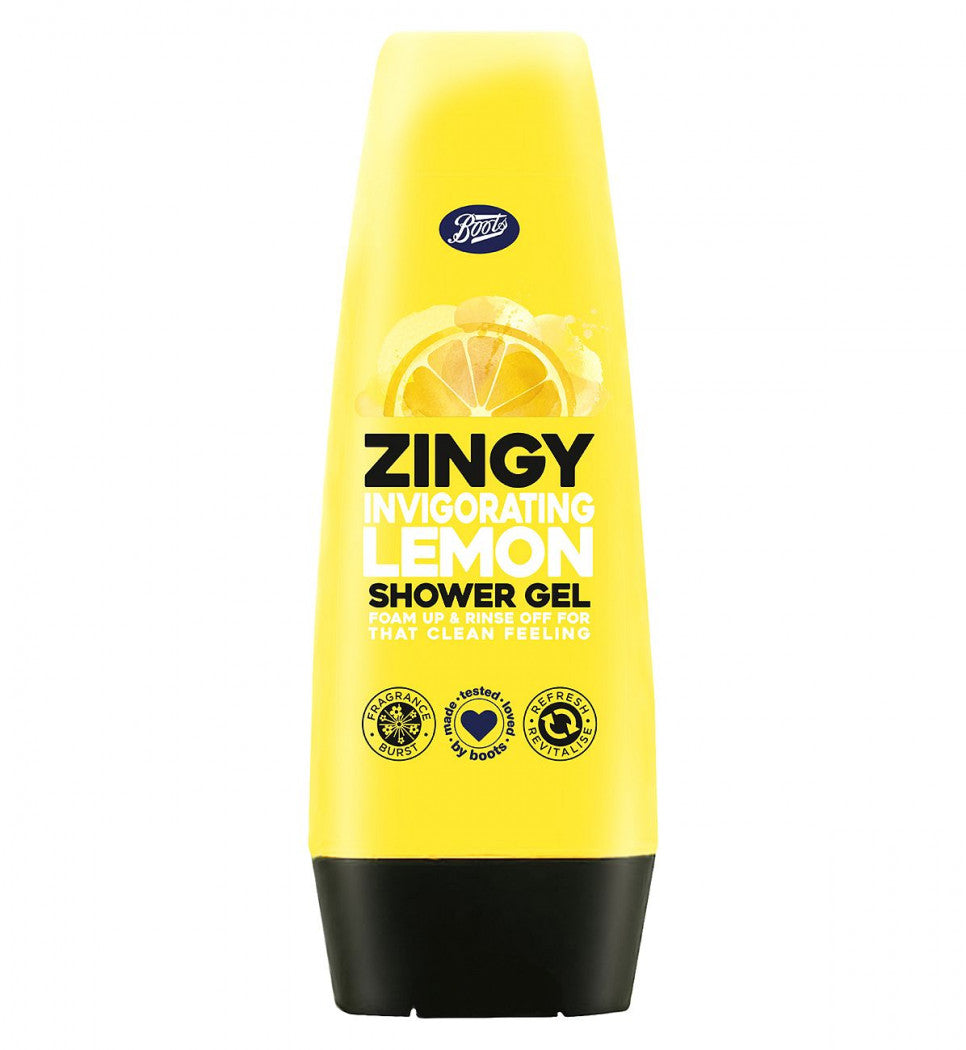 Boots Zingy Invigorating Lemon Shower Gel 250ml