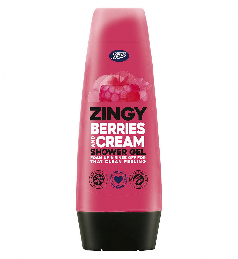 Boots Zingy Berries & Cream Shower Gel 250ml