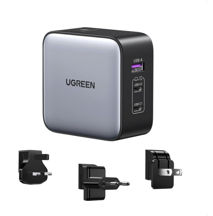 UGREEN Nexode GaN 65W USB C Charger International Travel Charger
