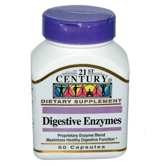21St Century Digestive Enzymes 60 Capsules