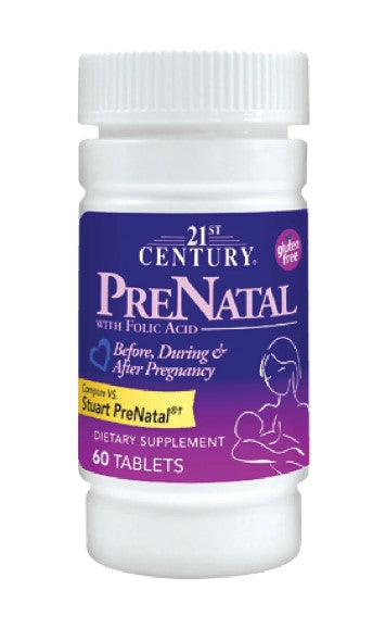 21St Century Prenatal 60 Tablets