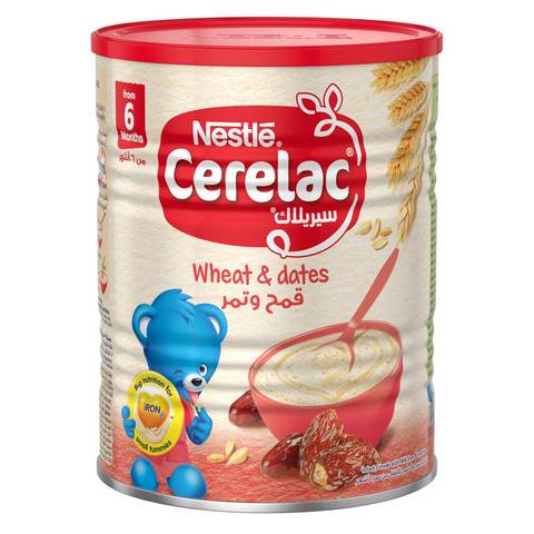 Nestle Cerelac with Wheat and Date for Kids (from 6 Months) 400g