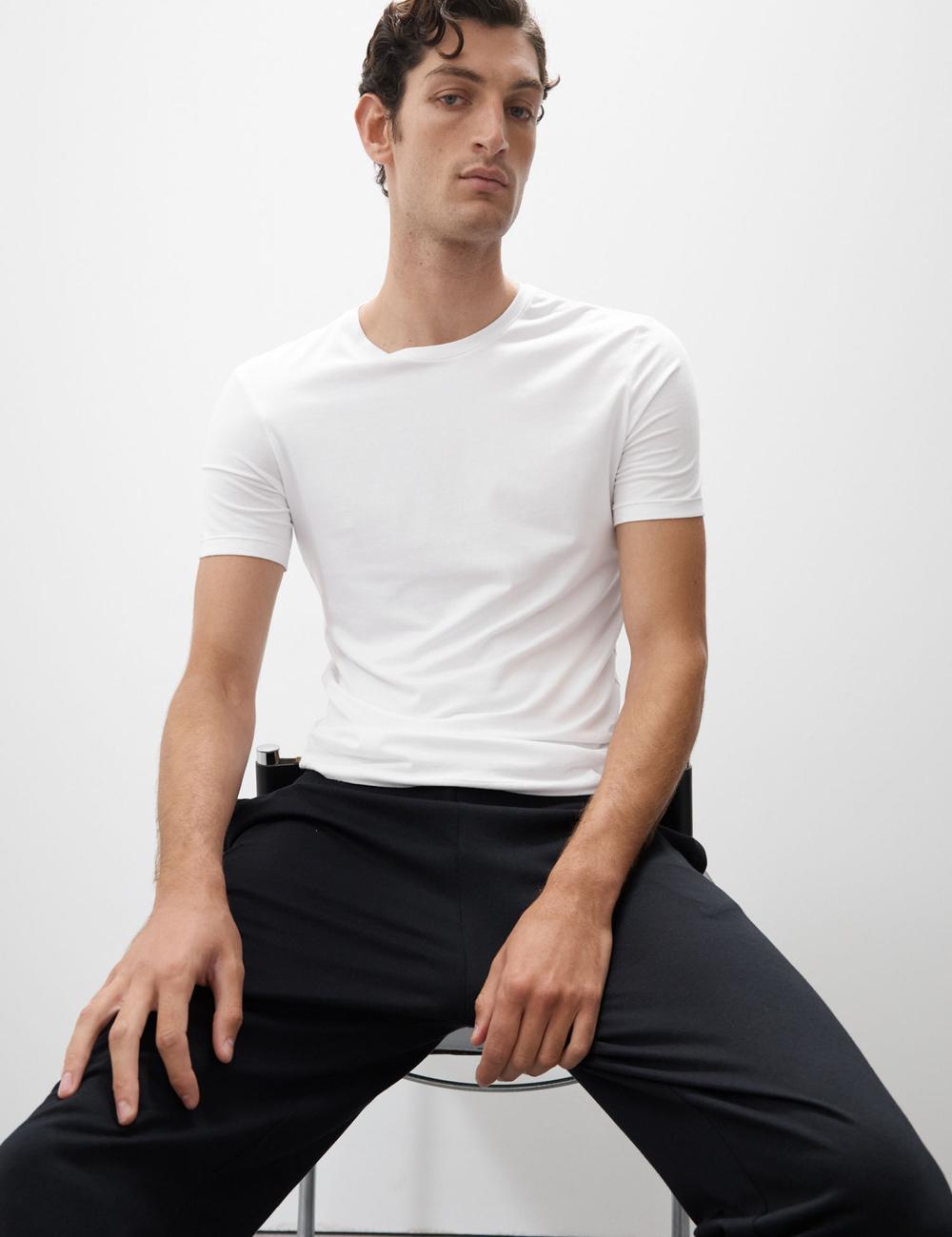 Premium Supima® Cotton Blend T-Shirt Vest