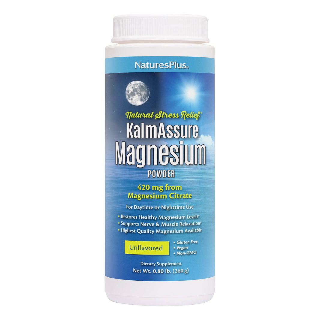 Natures Plus Kalm assure Magnesium Powder 400 mg 0.80 lb