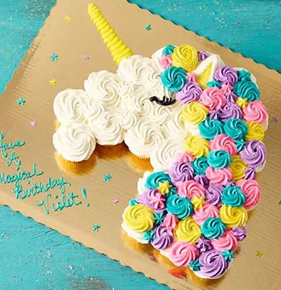 36 Pcs Unicorn Pull Apart Cupcakes