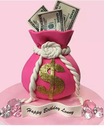 3d Money Bag Cake Chocolate