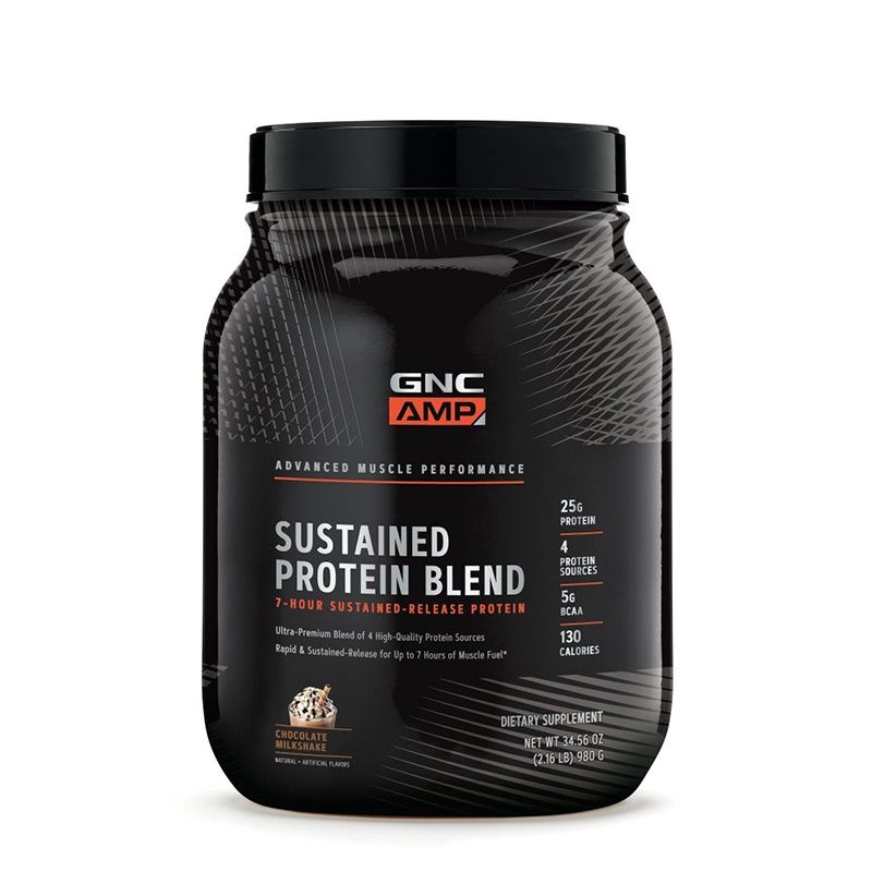 GNC AMP Sustained Protein Blend - Chocolate Milkshake