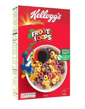 Kellogg's Froot Loops Cereal 375g