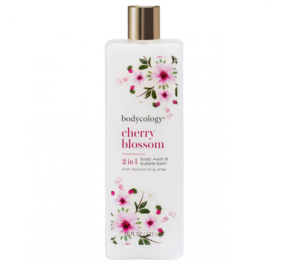 Bodycology Cherry Blossom Body Wash And Bubble Bath 473ml