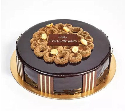 500 grams Chocolate Hazelnut Cake For Anniversary