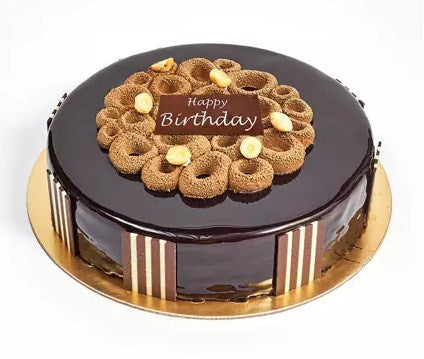 500 grams Chocolate Hazelnut Cake For Birthday