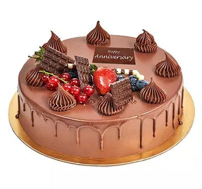 500 grams Fudge Cake For Anniversary