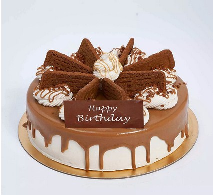 500 grams Lotus Biscoff Cake For Birthday