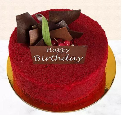 500 grams Red Velvet Cake For Birthday