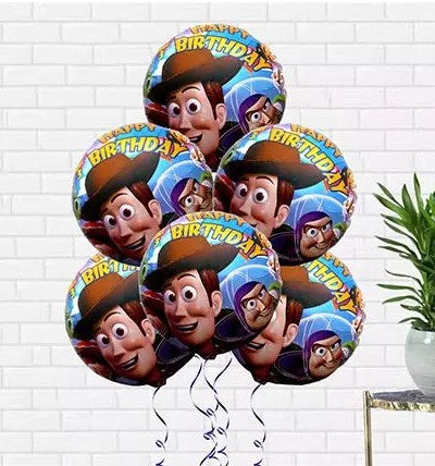 6 Toy Story Cartoon Balloons