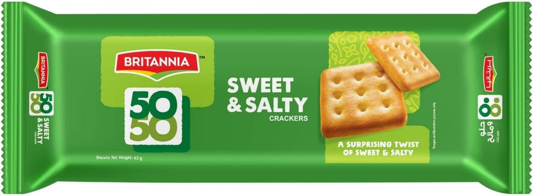 Britannia 50-50 Biscuits 62g