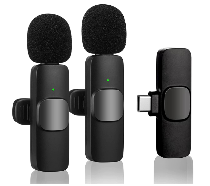 Wireless Lavalier Microphone for Phone(USB-C), Dual Wireless Microphone
