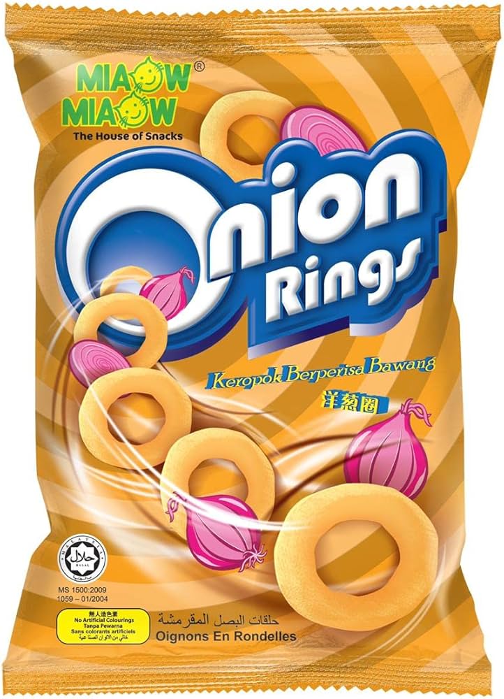 Miaow Miaow Onion Rings 60g