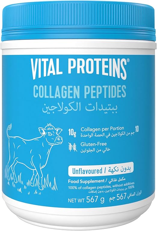 Vital Proteins Collagen Peptides, 567 g, Unflavoured Bovine-Sourced, 56 Servings