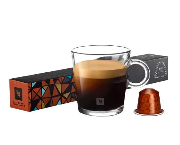 Nespresso World Explorations Cape Town Envivo Lungo, Original Line - 10 Pieces in 1 Sleeve